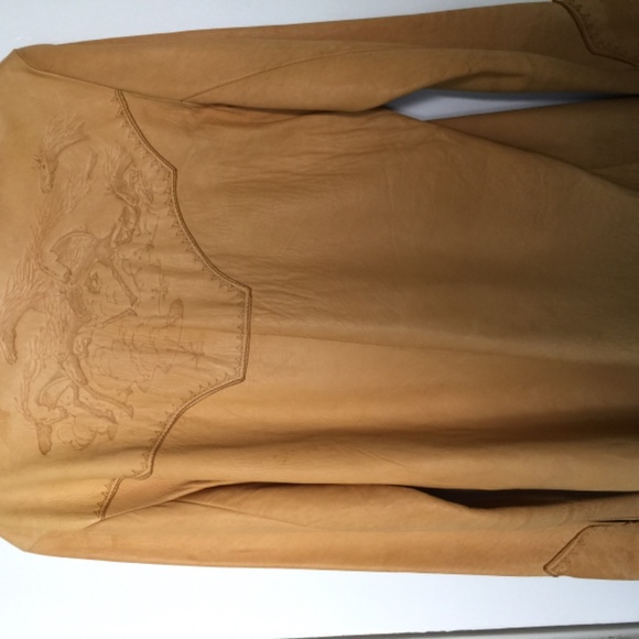 SANTA FE LEATHER Co 70s Western Deerskin Jacket - Picture 5 of 11